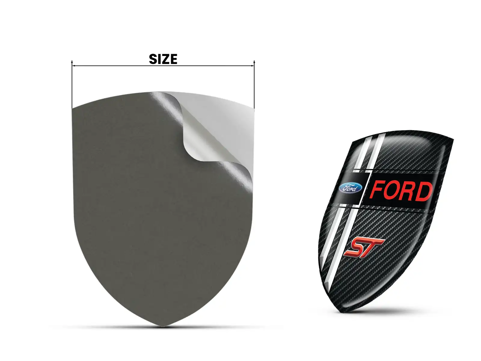 Ford Adesivi e Decalcomanie Auto Stile Premium Regolabili